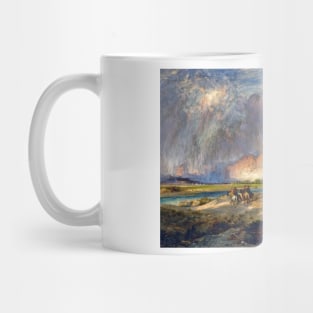 Native Men on Horseback, Cliffs of the Upper Colorado River, Wyoming Territory, 1882 Thomas Moran Mug